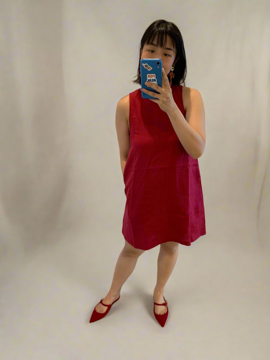 Aperitivo Dress in True Cherry