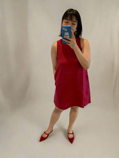 Aperitivo Dress in True Cherry