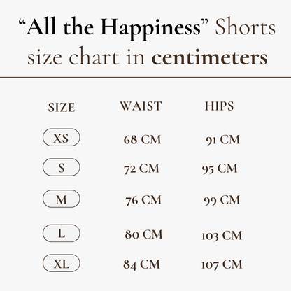 All the Happiness High-Rise Shorts in Dragonfruit Delicious Print