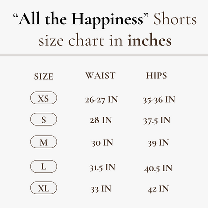 All the Happiness High-Rise Shorts in Dragonfruit Delicious Print